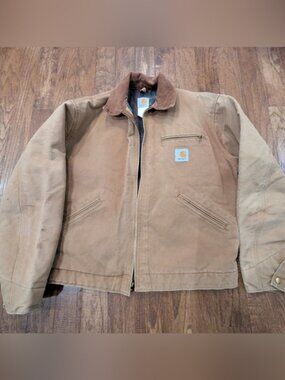 Vintage Carhartt Detroit jacket USA Union Made 1990s Mens Est Sz large /44